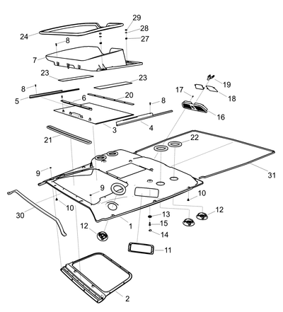 Seal Sunroof Bezel