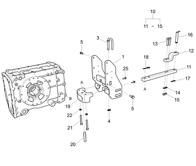Support Hinge Drawbar