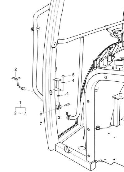 Pipe Half Open Door(lh) Trg862