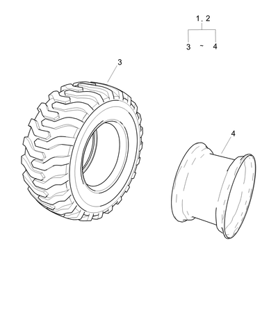 Whl Tire Assembly 12 16.5 Right