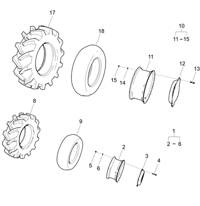 Wheel Assy W9x20 M Silver G490