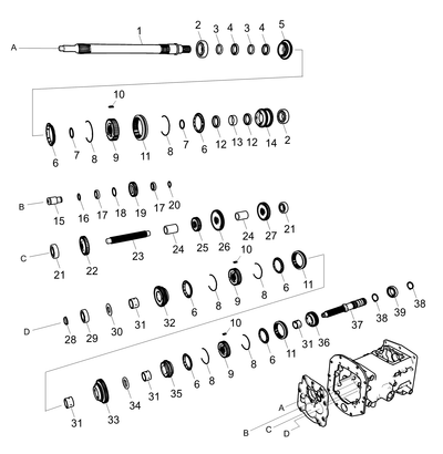 Shaft Main PTO