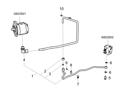 Pipe Assembly Prs Ypt HST