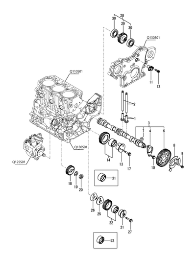 Sensor,rotation 129a00 14710 Yanmar