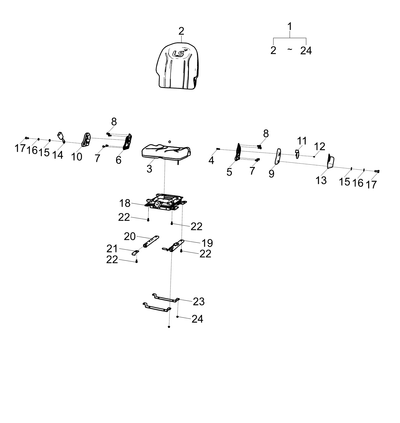 Seat Assembly Ms Wo Arm