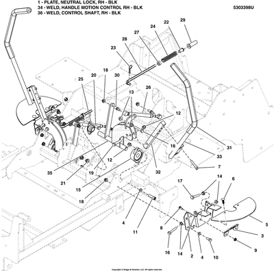 Weld Cntl Shaft Rh