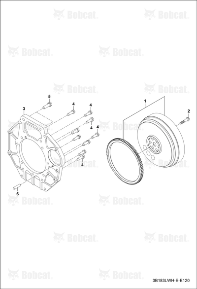 Flywheel Engine Assembly
