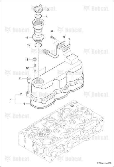 Flange, Oil Inlet