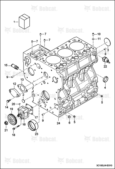 Engine, Daedong 3C100LWB
