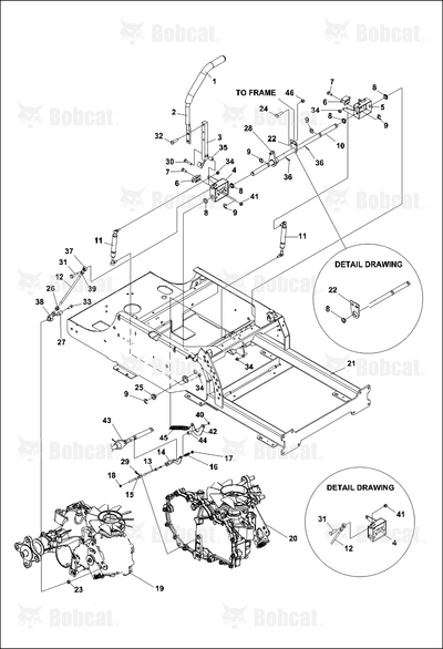 Weldment-Control Bar Left Hand