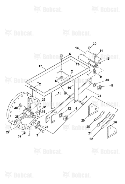 Tray Support-Front
