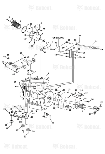Weldment-Engine Mount Left