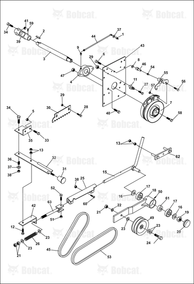 Weldment-Slide Front Idler