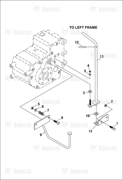 Weldment - Shifter, Hi/Lo