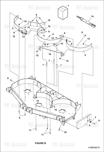 Plate-61IN Eco Weldment, Mulch