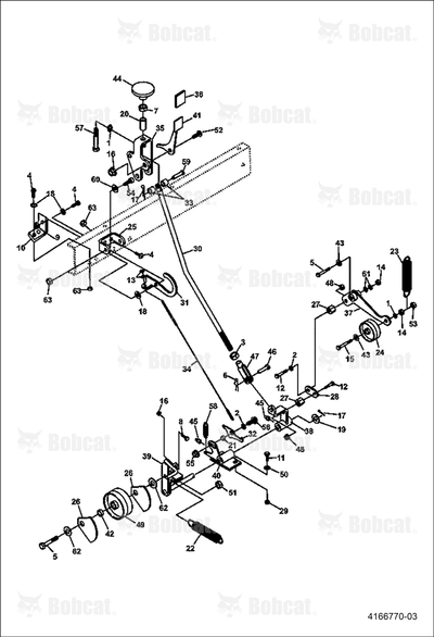 Weldment-Pivot, Reel Drive