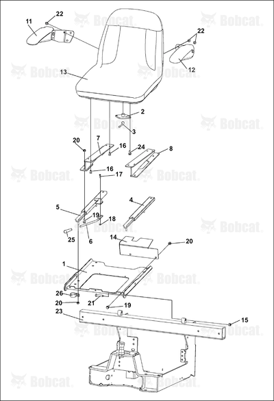 Weldment-Seat Plate