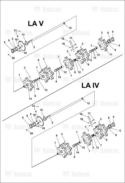 S-Assembly Left Hand Tine Wheel