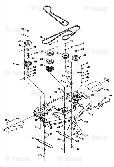 Weldment-Idler, Deck