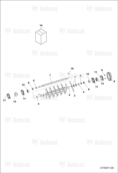 Shaft-Fixed Blade Reel
