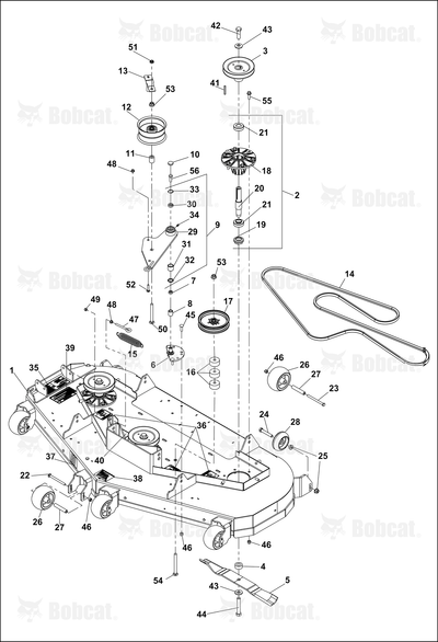 Pulley-Spindle,61IN