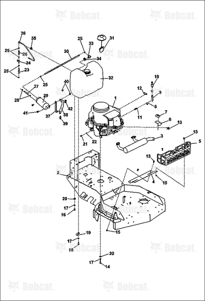 Weldment-Muffler Guard