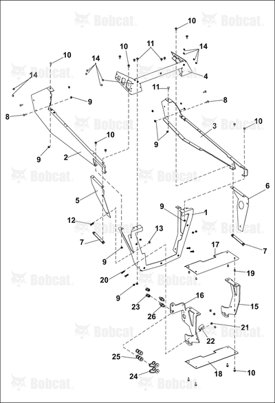 S-Weldment-Grill Support, Top