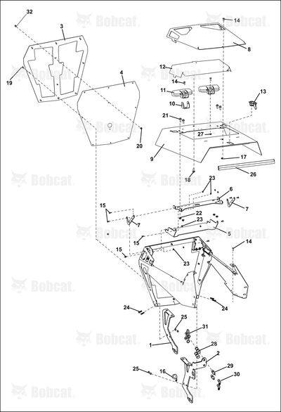 Weldment-Hood