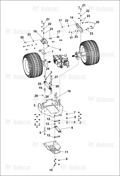 Weldment-Lower Axle Support