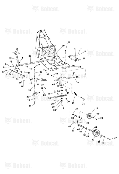 Weldment-Tensioner PTO