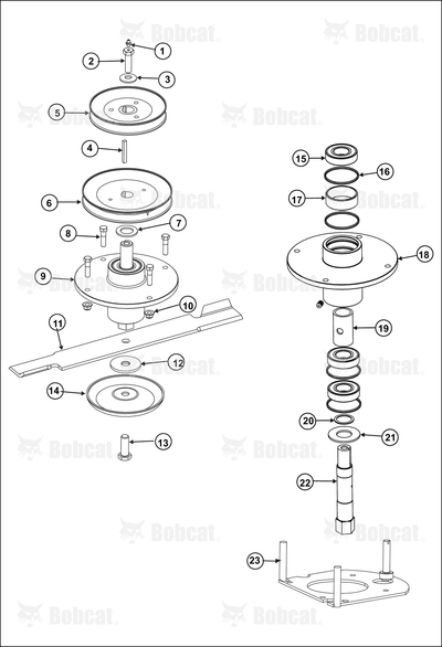 S-Plate Weldment, #2 Deck Kit