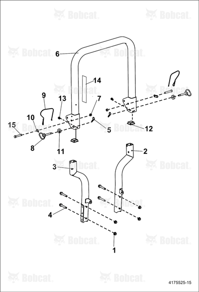 Weldment-Lower ROPS, Left Hand