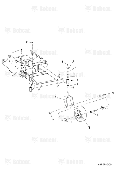 Wheel-Assembly, 13X5.00-6 Blk