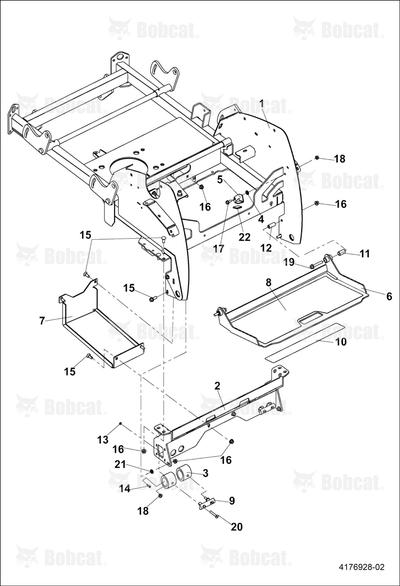 Weldment-Footplate Damper Mount