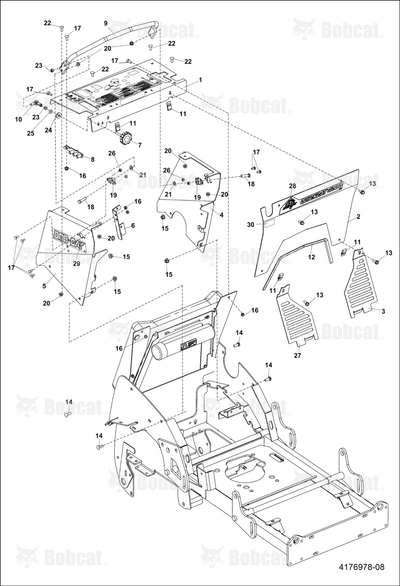 Weldment-Parking Brake Stop