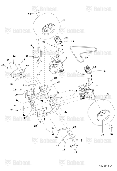 Wheel-Assembly,26X12.00-12,6-Spoke