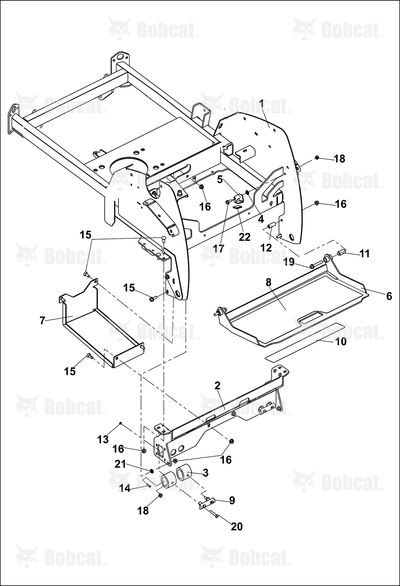 Weldment-Footplate Damper Mount