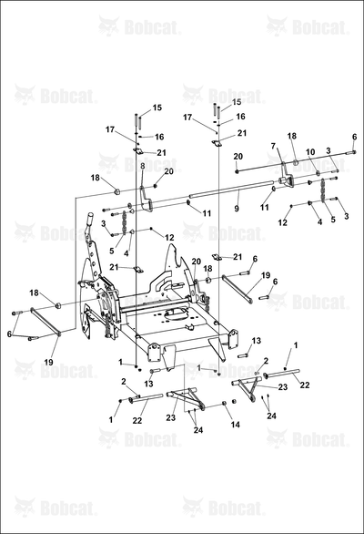 Weldment-Right, Deck Lift