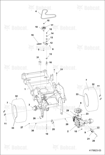 Weldment-Transaxle Idler