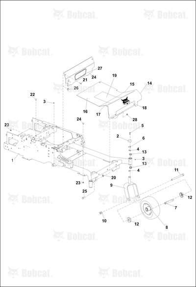 Wheel-Assembly,11X6 No Flat