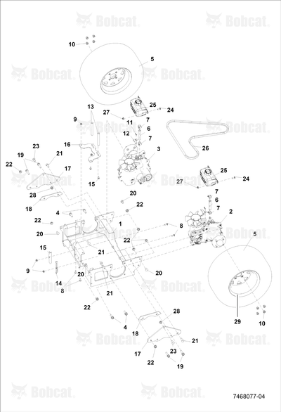 Wheel Assembly 26X12 - 12 Otr Zero-T Ii