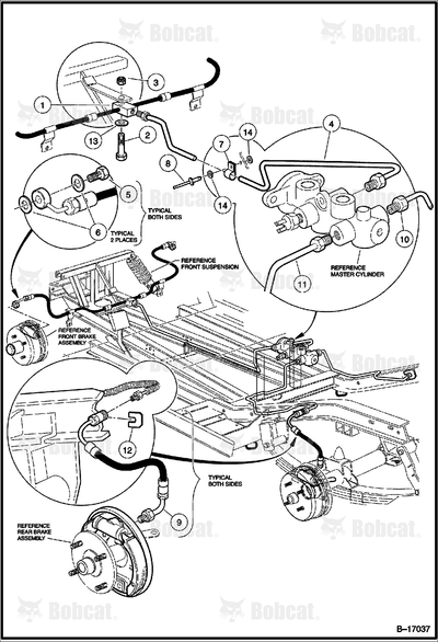 Line Hydraulic Rear Brake Rs