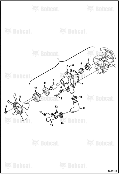 Pump Water Assembly