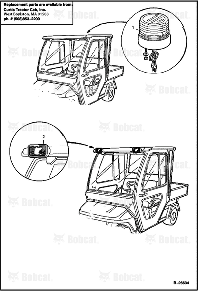 Safety Strobe Light Roof Mount