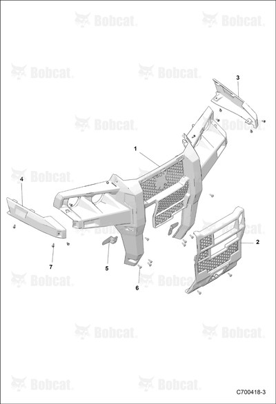 Decal Grille Bobcat