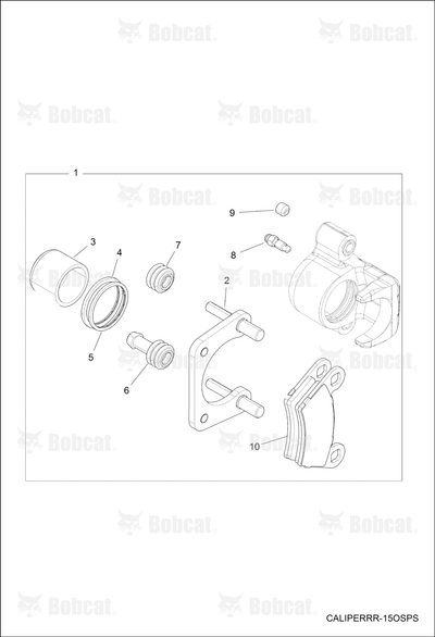 Caliper, Brake Rear Left Hand