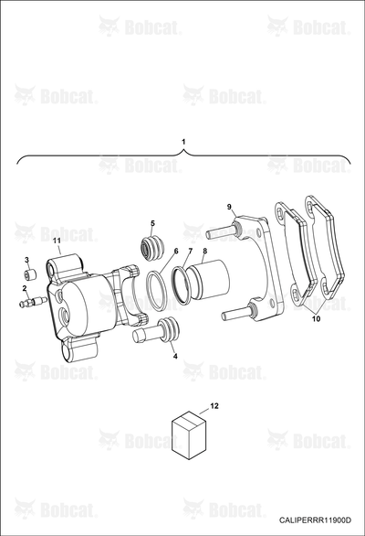 Caliper Brake Rear Right Hand