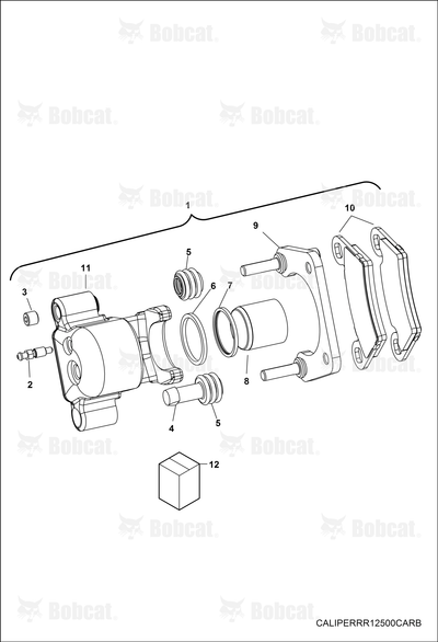 Caliper Brake Rear Left Hand