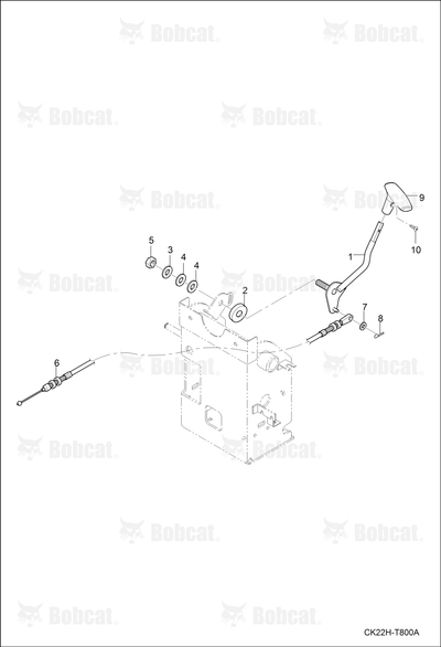 Handle, Throttle Lever
