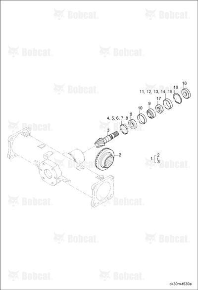 Shaft 9 Bevel Pinion